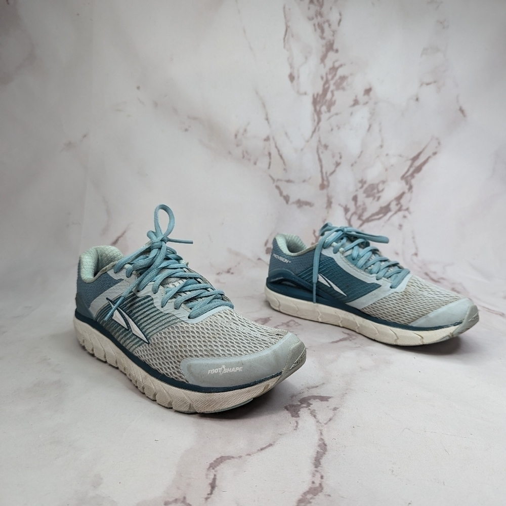 Altra Provision 4.0 Shoes Womens 7.5 Hiking Trail Runner Sneaker Blue